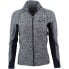 SHOEBACCA Heather Colorblock Layering Jacket Womens Grey Casual Athletic Outerwe