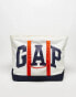 GAP Austin XL tote bag in white multi