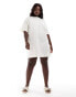 ASOS DESIGN Curve oversized mini t-shirt dress