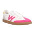 Фото #2 товара Vintage Havana Crisp Lace Up Womens Pink, White Sneakers Casual Shoes CRISP12-6