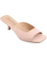 ფოტო #2 პროდუქტის Women's Larna Slip On Kitten Heel Sandals