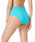 ფოტო #2 პროდუქტის Women's Swim Letty Crossover Textured Bikini Bottom