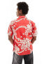 Superdry Hawaiian shirt in surf school red SURF SCHOOL RED, M - фото #7