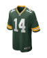 Фото #3 товара Men's Don Hutson Green Green Bay Packers Game Retired Player Jersey