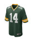 Men's Don Hutson Green Green Bay Packers Game Retired Player Jersey