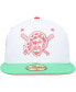 ფოტო #4 პროდუქტის Men's White, Green Pittsburgh Pirates Watermelon Lolli 59FIFTY Fitted Hat