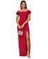 ფოტო #1 პროდუქტის Women's Off-The-Shoulder Bow Gown