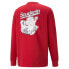 Фото #2 товара Puma Sf Race Graphic Crew Neck Sweatshirt Mens Red Casual Tops 53817002