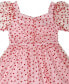 Фото #3 товара Платье для малышей Trixxi Короткое платье сетчатое с принтом сердец