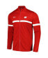 ფოტო #3 პროდუქტის Men's Red Wisconsin Badgers 2023 Assist Warm Up Full-Zip Jacket