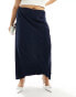 Фото #4 товара Nobody's Child Plus Mila midaxi skirt in navy