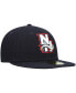 Men's Navy New Hampshire Fisher Cats Authentic Collection Team Alternate 59FIFTY Fitted Hat Синий, 7 - фото #4