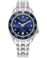 ფოტო #1 პროდუქტის Eco-Drive Women's Sport Luxury Diamond Accent Stainless Steel Bracelet Watch 35mm