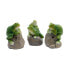 Фото #1 товара Декоративная фигура Decoris cо звуком 8 x 7,4 x 11,5 cm Зеленый Лягушка