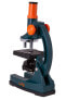 Фото #2 товара Levenhuk LabZZ M1 - Optical microscope - Orange - Petrol - Plastic - 300x - 100x - 10x