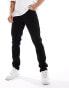 Marshall Artist slim fit jeans in black overdye Черный, W32 - фото #1