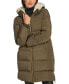 ფოტო #5 პროდუქტის Women's Down Faux-Fur-Trim Hooded Puffer Coat