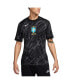 Фото #1 товара Men's Anthracite Brazil National Team 2024 Goalkeeper Replica Stadium Jersey