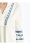 Фото #2 товара LCW Grace Kaçık Yaka Nakışlı Kadın Bluz