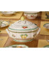 French Garden Soup Tureen, Premium Porcelain