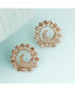 ფოტო #3 პროდუქტის Women's Swirl Stud Earrings