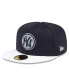 ფოტო #1 პროდუქტის Men's Navy New York Yankees 2024 Batting Practice 59FIFTY Fitted Hat