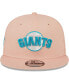 Men's Pink San Francisco Giants Sky Aqua Undervisor 9FIFTY Snapback Hat