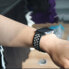 Ремешок для Apple Watch Silicone от 4wrist - Черный / Серый 42/44/45 мм - фото #4