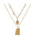 Фото #1 товара Hollywood Sensation jesus Pendant Layered Necklace