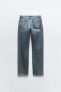 Trf straight-leg mid-rise jeans