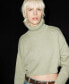 Фото #6 товара Women's Turtleneck Knitted Sweater