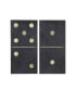 Фото #1 товара Two Black Dominos 2-Piece Canvas Wall Art Set