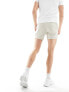 ASOS DESIGN 2 pack skinny chino shorts in khaki and stone save