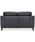 Фото #4 товара Jeddo 70" Leather Loveseat, Created for Macy's