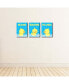 Фото #3 товара Ducky Duck - Wall Art - 7.5 x 10 inches - Set of 3 Signs - Wash, Brush, Flush