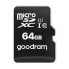 Фото #3 товара Karta pamięci Microcard 64GB micro SD XC UHS-I class 10 + adapter SD