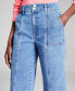 Фото #4 товара Women's Seam-Front Straight-Leg Jeans, Created for Macy's