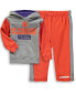 ფოტო #1 პროდუქტის Toddler Boys Heathered Gray, Orange Clemson Tigers Back To School Fleece Hoodie And Pant Set