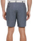 Men's Check Print Performance 8" Golf Shorts