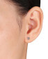 ფოტო #2 პროდუქტის Morganite Solitaire Stud Earrings (1 ct. t.w.) in 14k Rose Gold