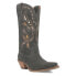 Фото #2 товара Dingo Sabana Embroidered Snip Toe Cowboy Womens Grey Casual Boots DI197-020