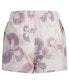 ფოტო #5 პროდუქტის Big Girls Elastic Waistband Printed Retro Woven Shorts