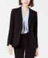 Фото #2 товара Women's One-Button Notch-Collar Blazer, Created for Macy's
