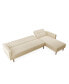 Фото #7 товара Claremont Convertible Sofa Bed Sectional