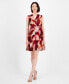 ფოტო #1 პროდუქტის Petite Printed A-Line Dress