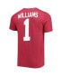 Фото #4 товара Men's Jameson Williams Crimson Alabama Crimson Tide 2022 NFL Draft Name and Number T-shirt