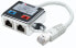 Intellinet 2-Port Modular Distributor - Cat5e - FTP - allows two RJ45 ports to share one Cat5e network cable - RJ-45 - 2x RJ-45 - Silver