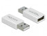 Фото #1 товара Delock 66530 - USB 2.0 Type-A - USB 2.0 Type-A - White