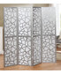 Фото #4 товара Giyano 4 Panel Screen Room Divider, Sliver