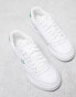 adidas Originals Court Super trainers in white and green